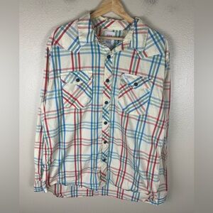 Topo Designs Plaid Mountain Shirt Mens Xl